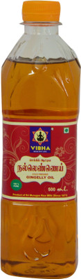 

VIBHA Cold pressed Sesame(gingelly) oil/Wood churned(mara sekku) 500 ml(455grams) Sesame Oil 500 ml Plastic Bottle