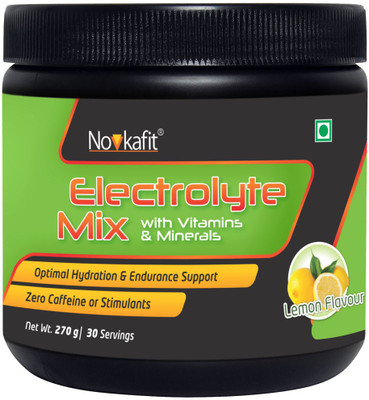 

Novkafit Electrolyte Powder Mix with Vitamins & Minerals Energy Drink(270 g, Lemon Flavored)
