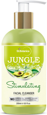 

St.Botanica Jungle Stimulating Facial Cleanser (Stimulating Face Wash with Avocado, Aloe Vera, Clary Sage, Cucumber) Face Wash(200 ml)