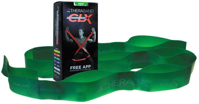 

Thera-Band Latex Free CLX Consecutive Loops,Individual 5 Foot Pre-Cut, 9 Loops, Intermediate Level 1, Heavy, Green Resistance Band(Green, Pack of 1)