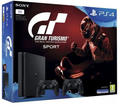 

Sony Ps4 Console with extra Controller 1TB GB with Gran Tourismo(Black)