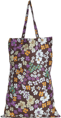 

ULTRALITE Cotton Tote Bag (Flower Print) Grocery Bag(Multicolor)