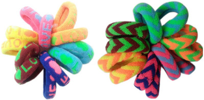 

Dhanlaxmi Highly Elastic & Metal Free Rubber Band (Combo of 2) Rubber Band(Multicolor)