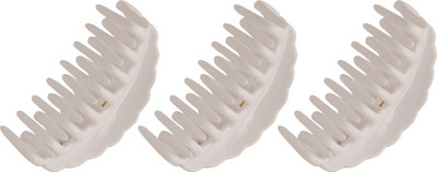 

AccessHer White Color Acrylic Material Stone Butterfly clip For Women Hair Claw(White)