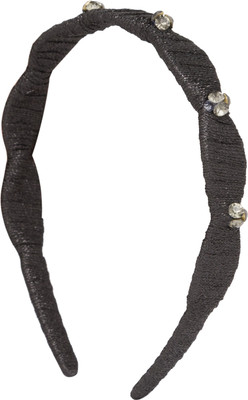 

Globus Stone Scallop Edge Hair Band Hair Band(Black)