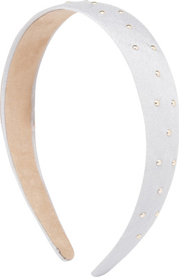 

Globus Gold Stud Thick Hair Band Hair Band(Grey)