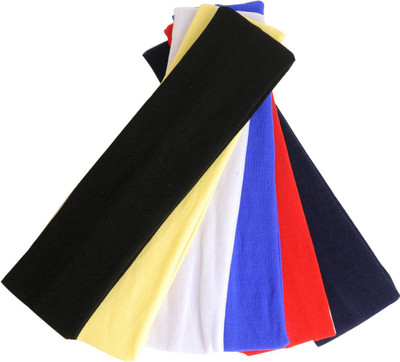

AccessHer Daily wear Hair bands for girls Pack of 6 Hair Band(Multicolor)