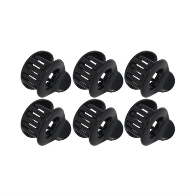 

AccessHer Black Color Acrylic Material Stone Butterfly clip For Women Hair Claw(Black)