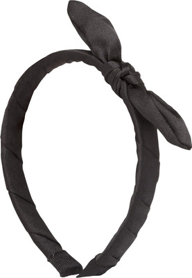 Globus Bow Fabric Hair Band Hair Band(Black)
