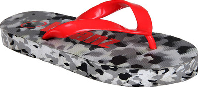 

Beanz Girls Slip On Slipper Flip Flop(Silver, Red/sliver