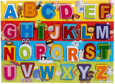 

TINEE Wooden Alphabets - Ideal for Kids - Excellent Learning kit(Multicolor)