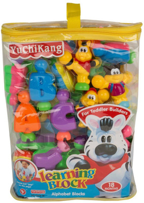 

Amazia Learning Alphabet Blocks ABCD with special characters for Kidz.(Multicolor)