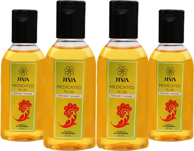 

Jiva Ayurveda Medicated Til Oil(240 ml)