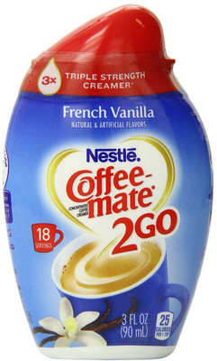 

Nestle Coffee-mate 2GO Concentrated Coffee Creamer, French Vanilla - 90ml (3oz)(90 ml)