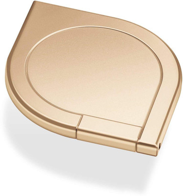 Baskety Mobile 360` Degree Rotation iRing Universal Ring Grip / Stand Holder for Any Smart Device (Oval Gold) Mobile Holder Flipkart