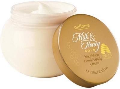 

Oriflame Sweden Oriflame Milk & Honey Gold nourishing Hand & Body Cream 250gm(250 g)