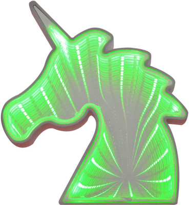 

EZ Life 3D Light Up Unicorn Table Top Showpiece - Green - PVC Unicorn Table Top Showpiece(Green)