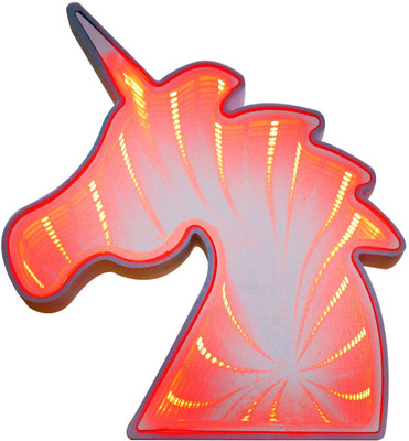 

EZ Life 3D Light Up Unicorn Table Top Showpiece - Red - PVC Unicorn Table Top Showpiece(Red)