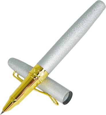 

Dikawen Sand Metal Finish, Stylish and Smart Lite Weight Fine Nib Fountain Pen
