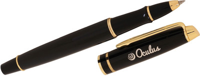 

Oculus Select Stylish Mid Cut Clip With Black Glossy Finish Roller Ball Pen