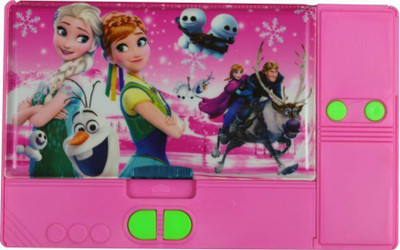 

IndusBay Frozen Cartoon Theme Art Plastic Pencil Box(Set of 1, Blue)