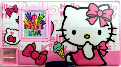 

A2Z Kitty Kitty Art Plastic Pencil Box(Set of 1, Multicolor)
