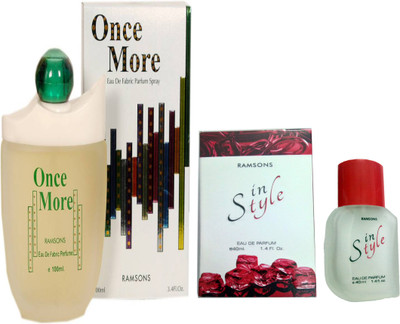 

RAMSONS IN STYLE PERFUME 40 ML+ONCE MORE PERFUME 100 ML Eau de Parfum - 100 ml(For Men & Women)