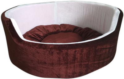hiputee HPPB_BROWN-WHITE_11561_S S Pet Bed(BROWN-WHITE)