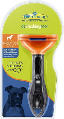 

Furminator Medium Deshedding Tool Short Hair Shedding Blade for Dog