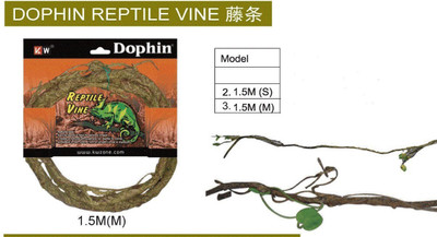 

Foodie Puppies Dophin Reptile Vine Branches Habitat Decor 1.5M Turtle House