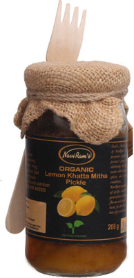

Navi Rams Navi Ram's Organic Lemon Khatta Mitha Pickle Lemon Pickle(200 g)