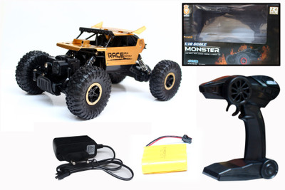 

Prince Toys Remote Controlled Rock Crawler Monster Truck, Car, Toy (METALLIC LOOK)(Multicolor)