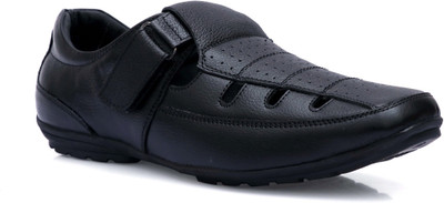 

Shoegaro Men Black Sandals