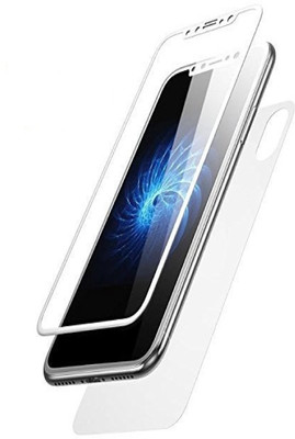 realtech Front and Back Tempered Glass for Apple iPhone X(Pack of 1)