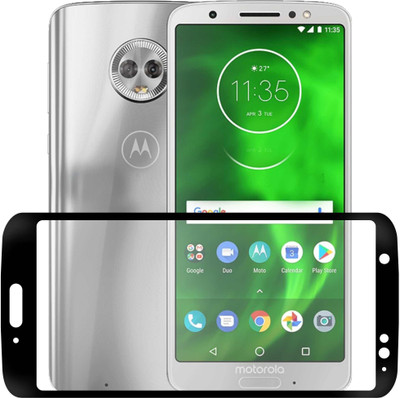 Case Creation Edge To Edge Tempered Glass for Motorola Moto G6 Play(Pack of 1)