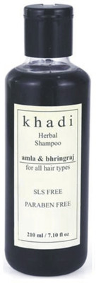 

Khadi Amla & Bhringraj Herbal Hair Cleanser- SLS & Paraben Free (210 ml)(210 ml)