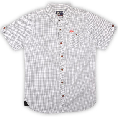 

Flying Machine Boys Checkered Casual Grey Shirt, White