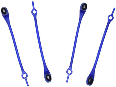

SPETZ 100 Shoe Lace No Tie Silicone (Dark Blue):- One Size Fits All - Perfect for Sports, Sneakers and Formal Shoes (14 Spetz in one Box) 100% Satisfaction Guaranteed Shoe Lace(Purple Set of 1)