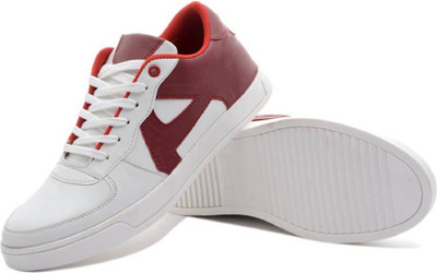 

DEALSINJAIPUR Sneakers For Men(White, Maroon