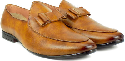 

Dockstreet Ripley Series Genuine Suede Leather Corporate Casuals For Men(Tan