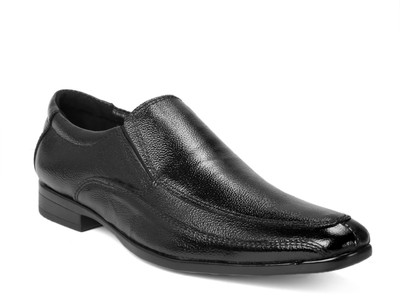 

K KING Men New Leather Formal Slip On For Men(Black