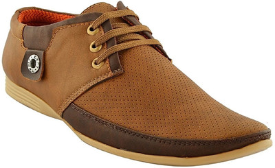 

Adiso Laceup shoes Casuals For Men(Tan