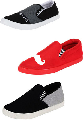 

Wwodcell Loafers For Men(Multicolor, Black