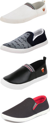

Wwodcell Loafers For Men(Multicolor, White