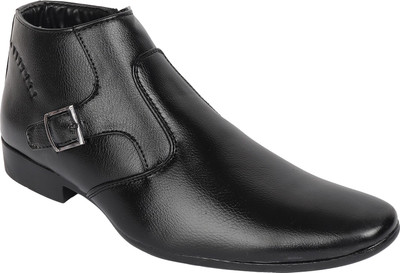 

Wenzel Men's Leather Boot Boots For Men(Black