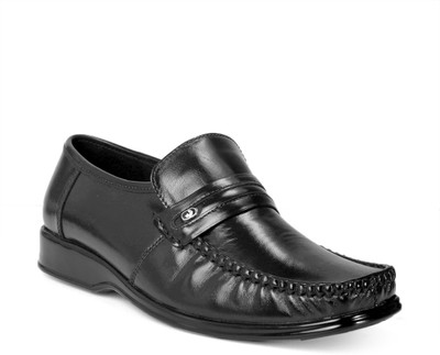 

K KING Men New Leather Formal Slip On For Men(Black
