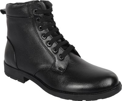 

Wenzel Men's Leather Boot Boots For Men(Black