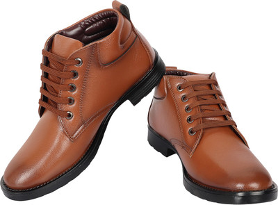 

Wenzel Men's Leather Boot Boots For Men(Tan