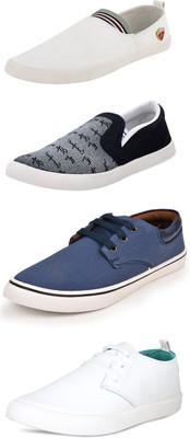 

Trenqs Loafers For Men(Multicolor, White