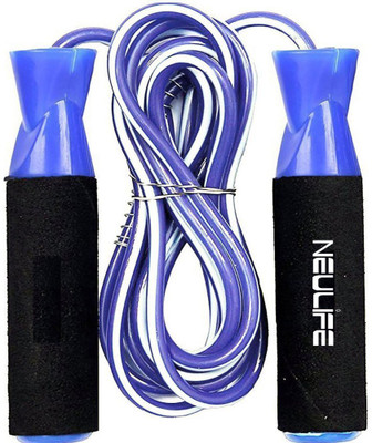 

Neulife Jump Skipping Rope for Men & Women Ball Bearing Skipping Rope(Blue, Length: 102 inch)
